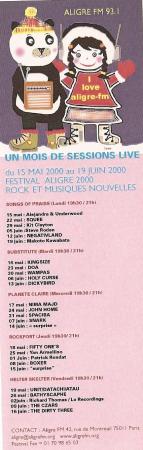 Festival Aligre FM (Juin 2000)